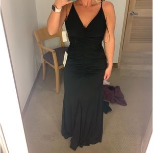 Black formal dress